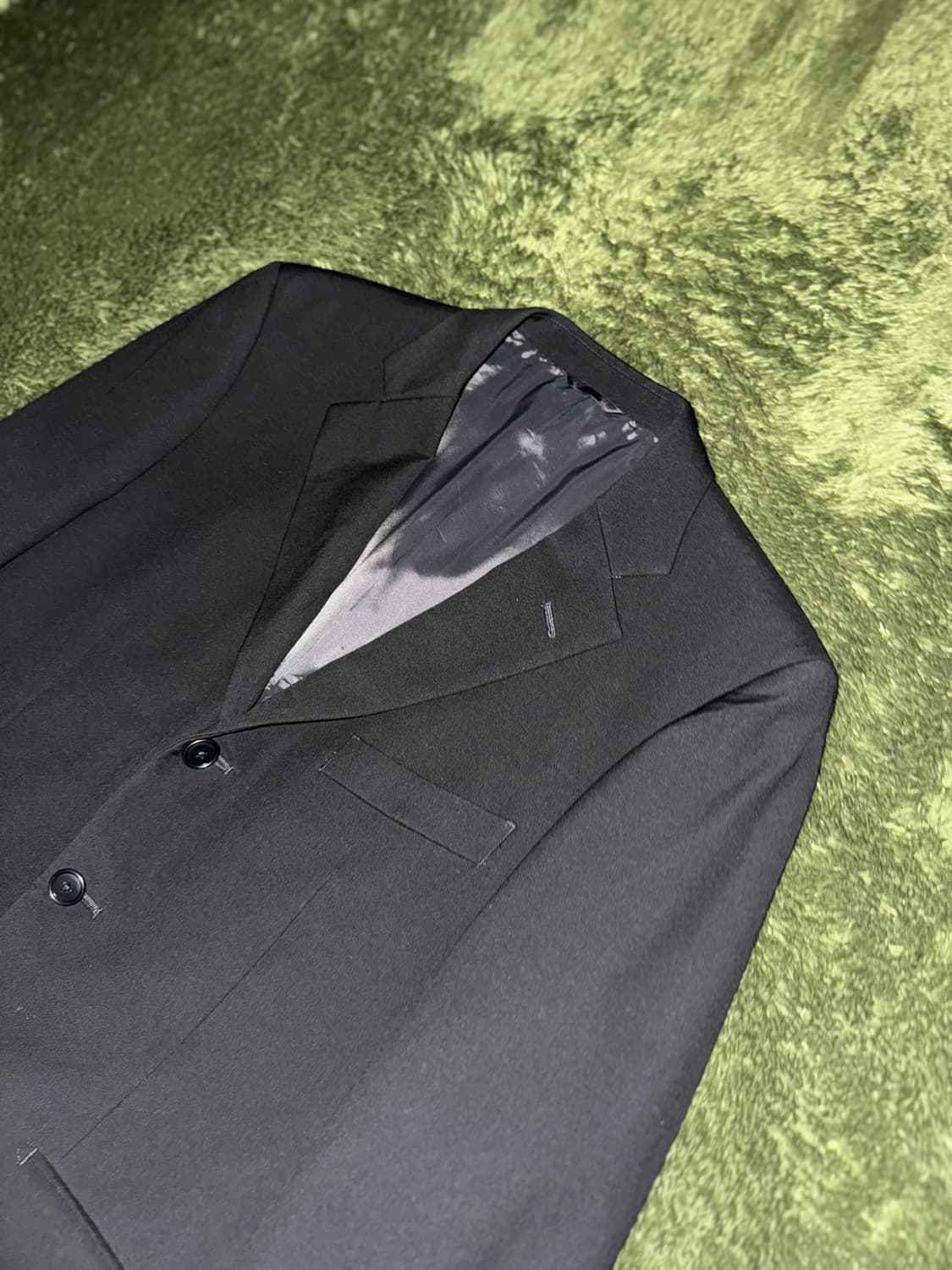 칸사이 야마모토 옴므 클래식 핏 블레이저 자켓 블랙 상품이미지2