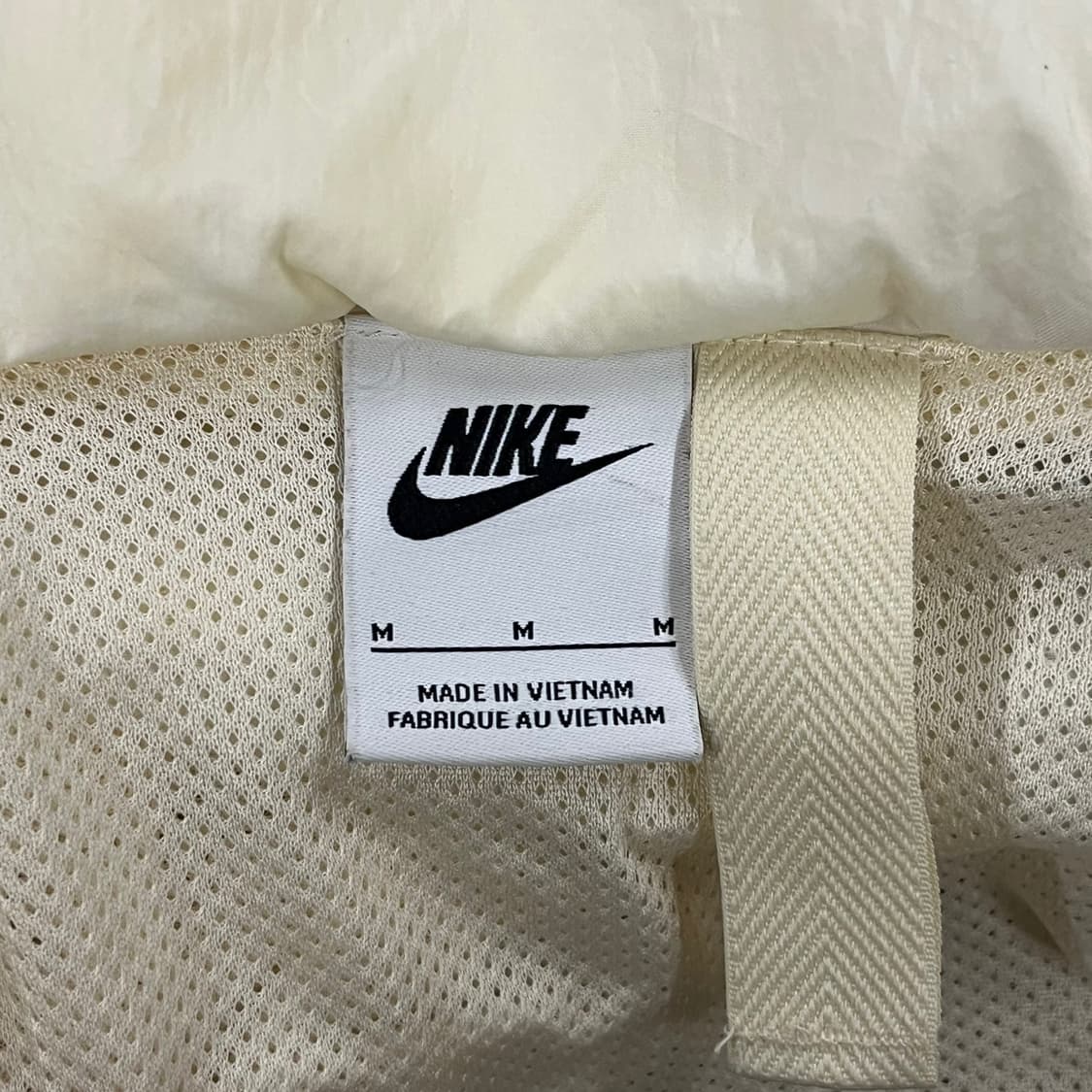 [정품/M] 나이키 바람막이 아이보리 레드 블랙 b15 상품이미지4