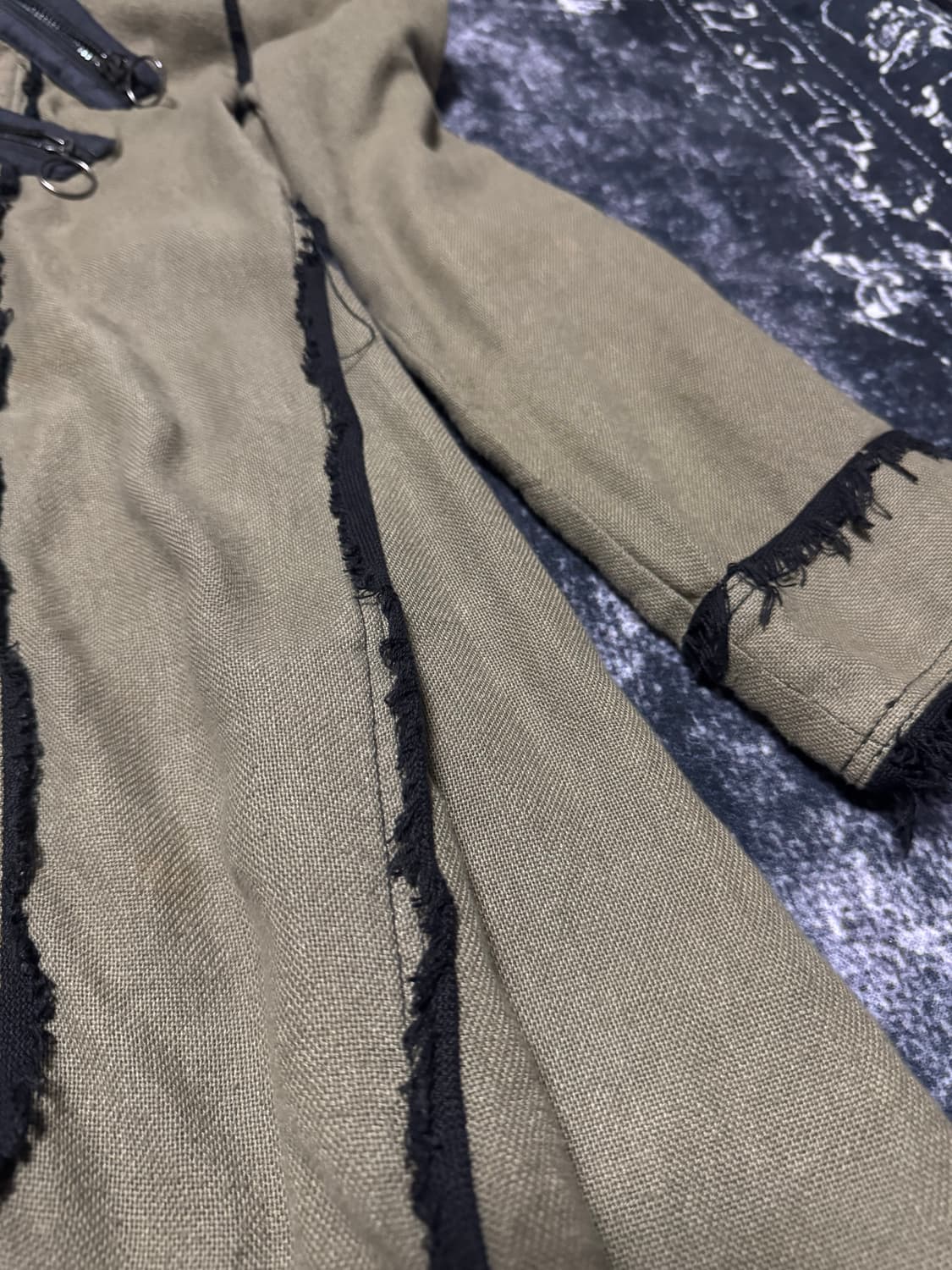 ALGONQUINS Zipper Detail Long Hoodie Zip 상품이미지5