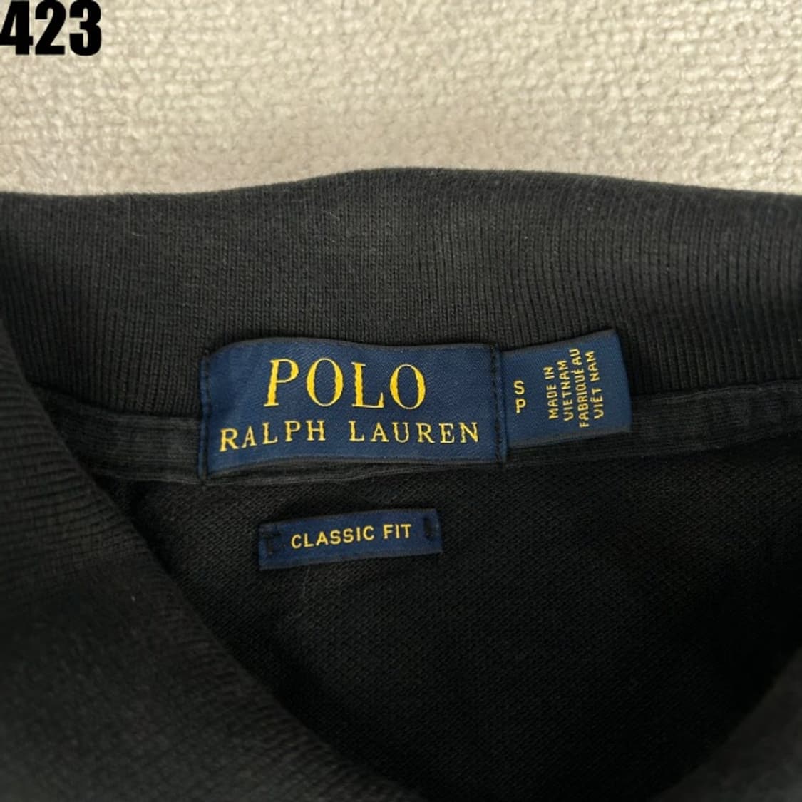 폴로 랄프로렌 블랙 반팔 폴로셔츠 s 상품이미지2