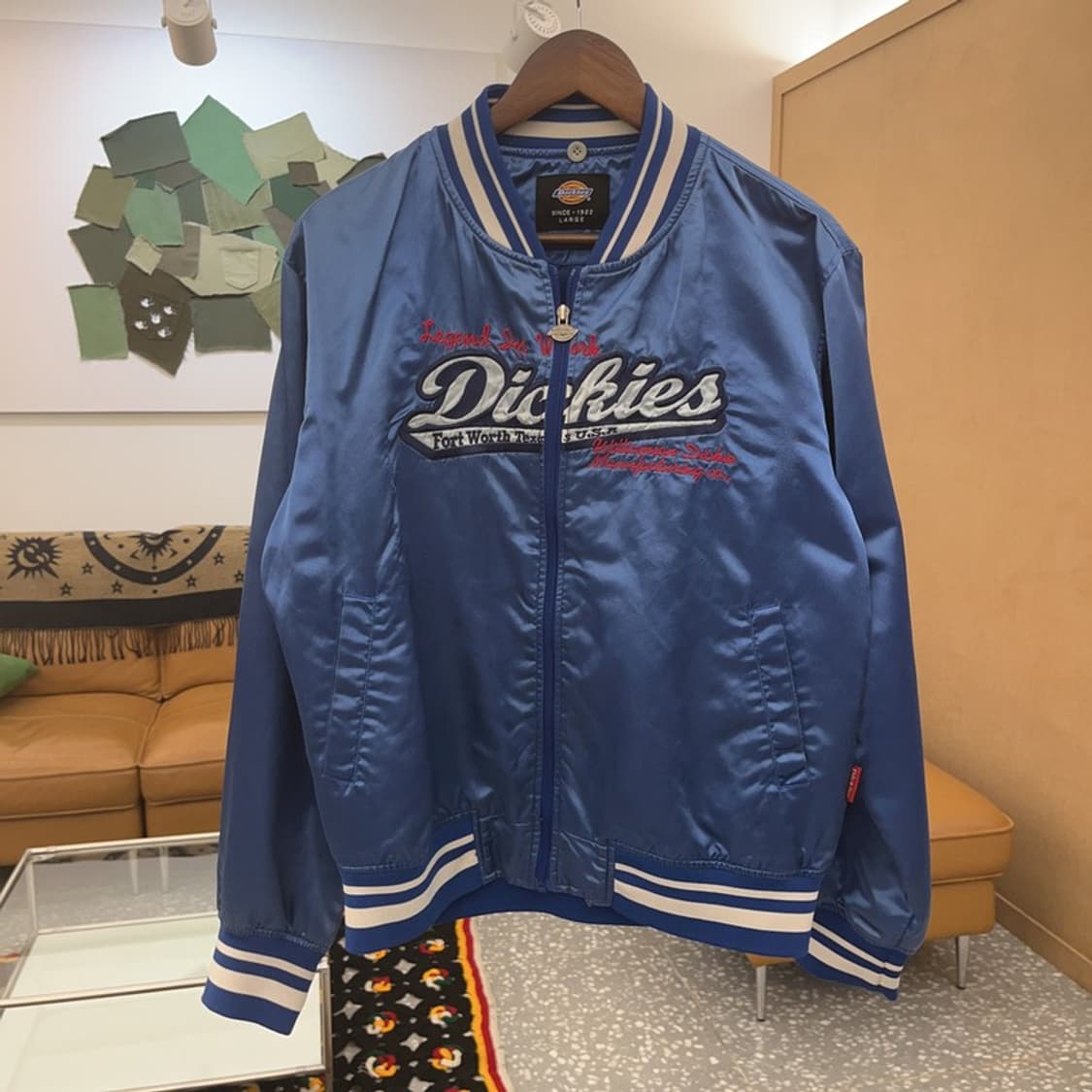 디키즈 올드스쿨 레트로 스타디움 바시티 자켓 L C08179 상품이미지3