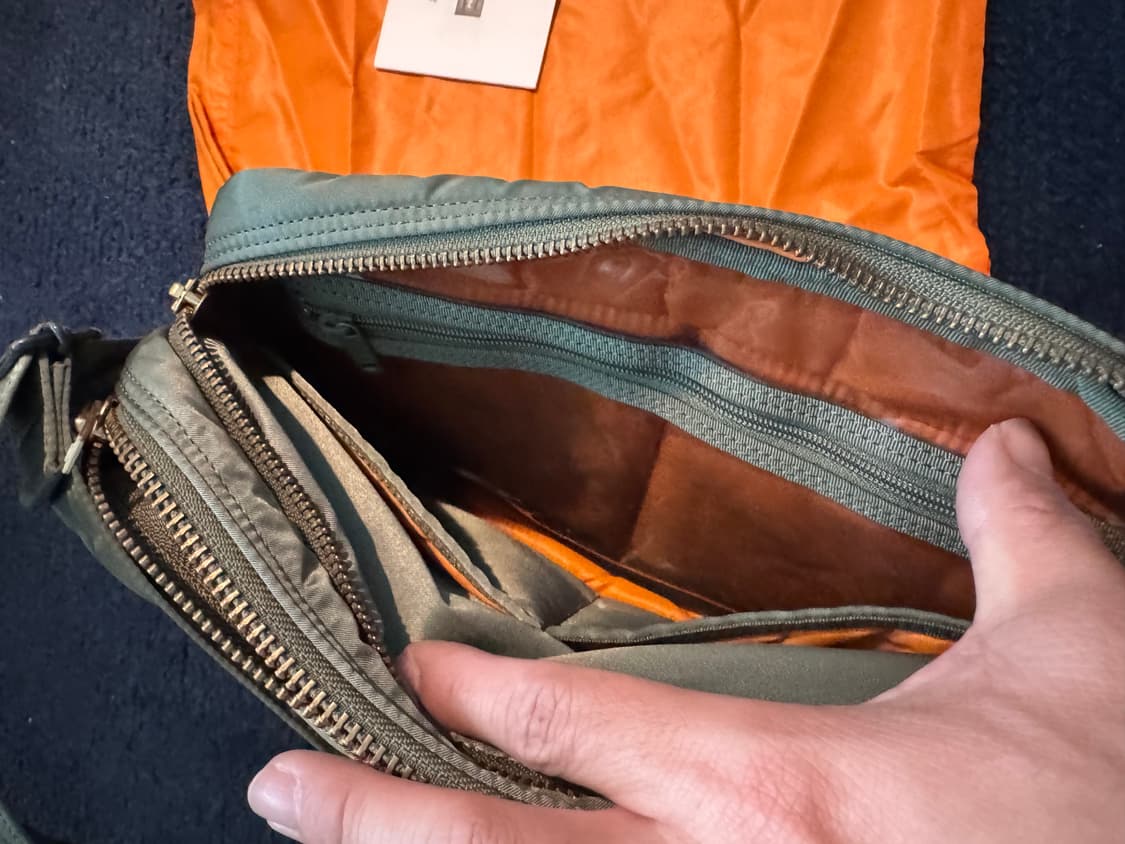 포터 탱커 크로스백 + 더스트백 + 쇼핑백 탱커 숄더백 스몰 세이지 상품이미지7