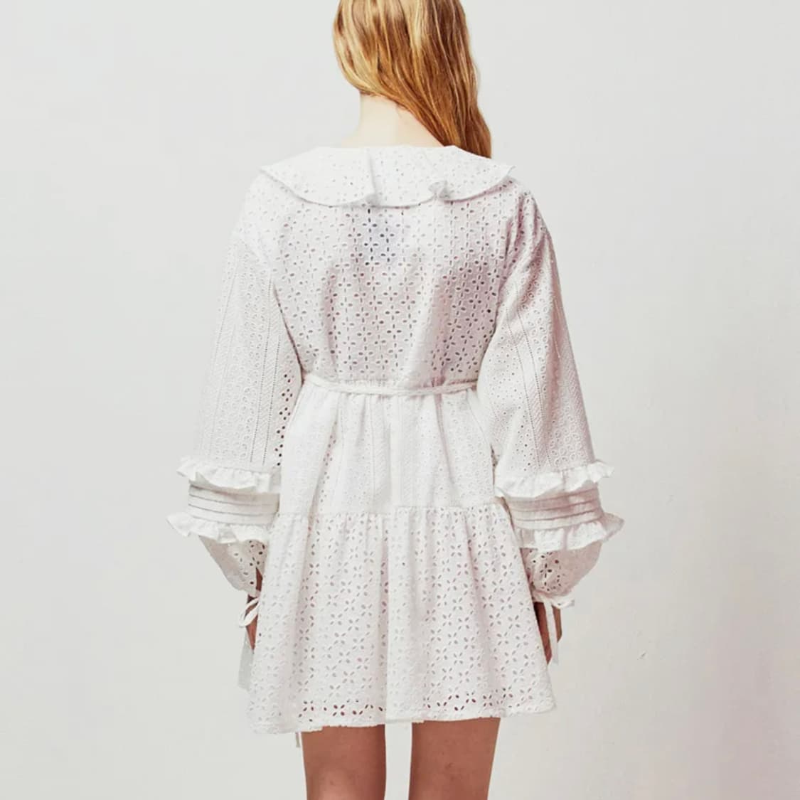 아이아이(EYEYE) 펀칭 아일렛 랩원피스 프리사이즈 상품이미지4