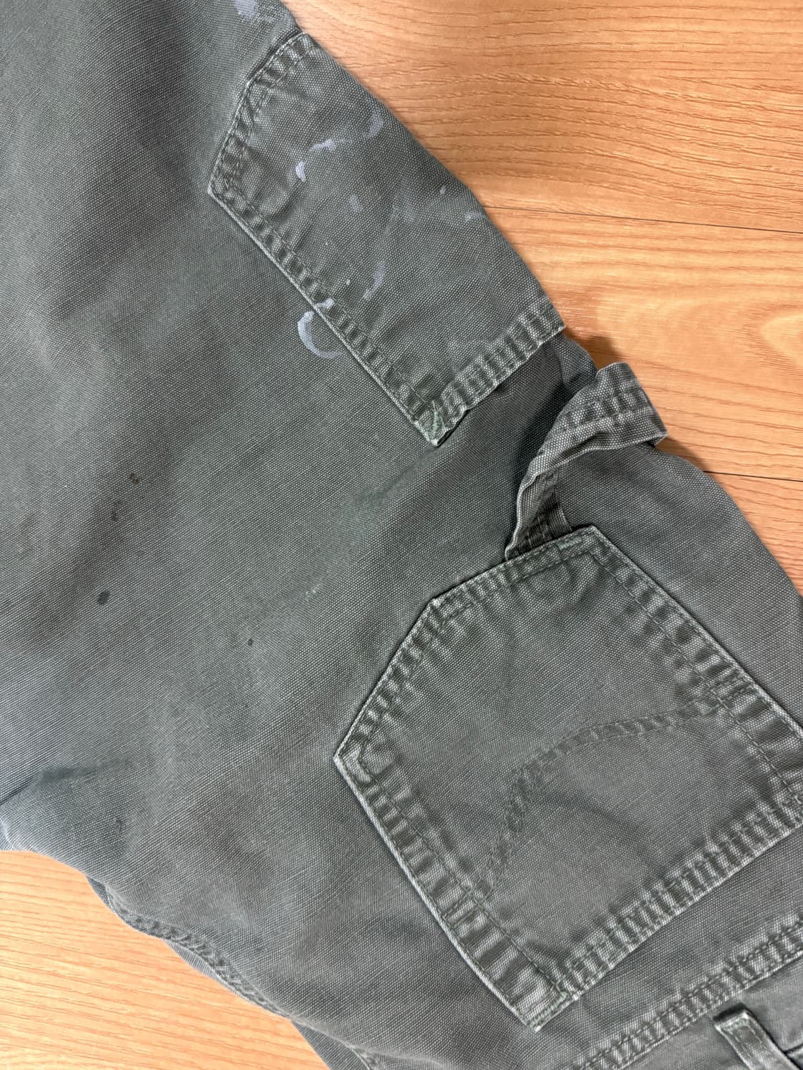 칼하트 싱글니 카펜터 팬츠 모스그린 상품이미지5