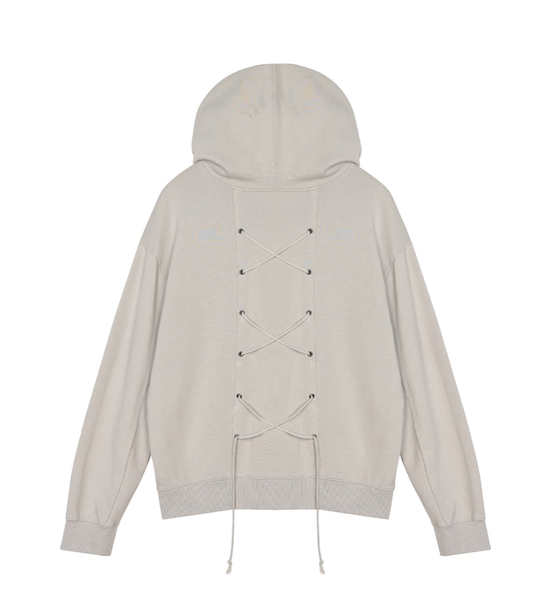 BACK TIE DETAIL ZIP-UP BEIGE 상품이미지3