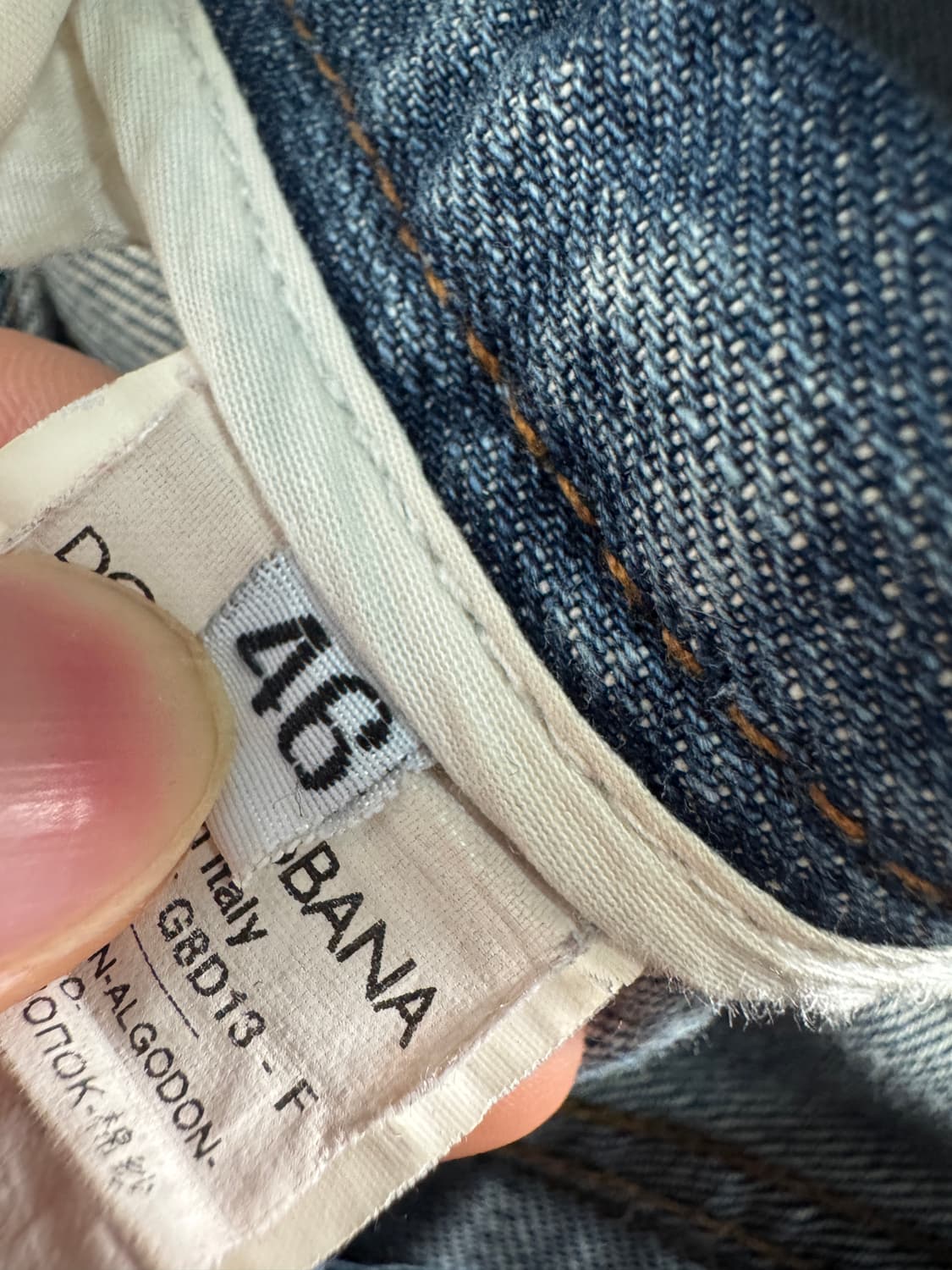 돌체앤가바나 빈티지 워싱 데님팬츠 33.8인치 상품이미지5