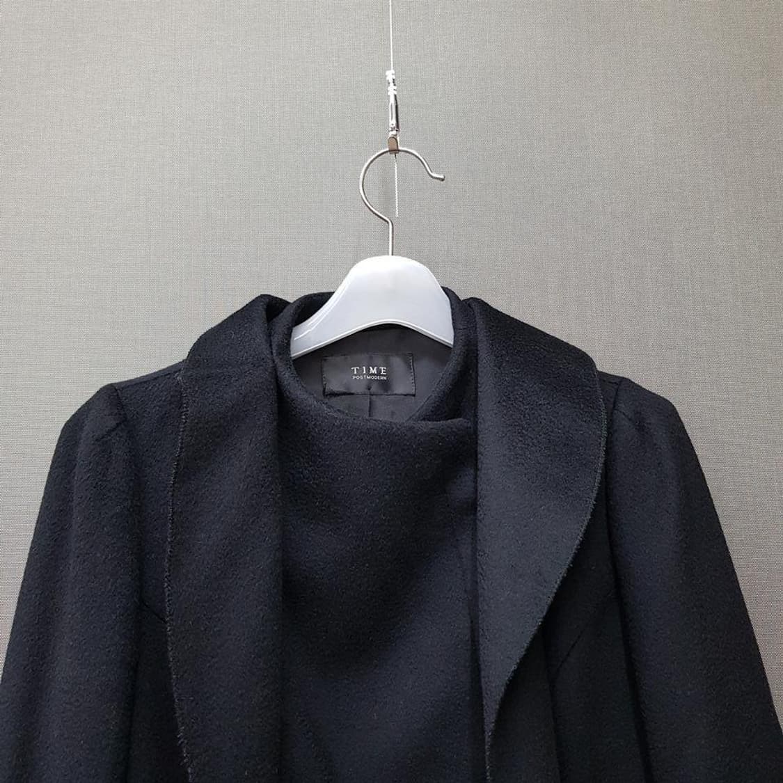 한섬 타임 드레이프 칼라 롱 코트 M사이즈 상품이미지2