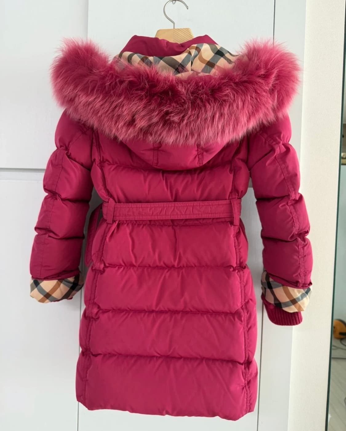 닥스 키즈 여아 핑크 오리털 패딩 150 상품이미지2