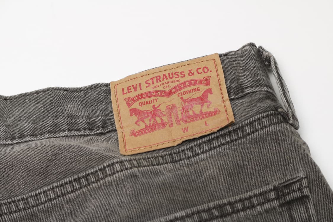 [36인치] 리바이스 513 흑청 데님팬츠 상품이미지9