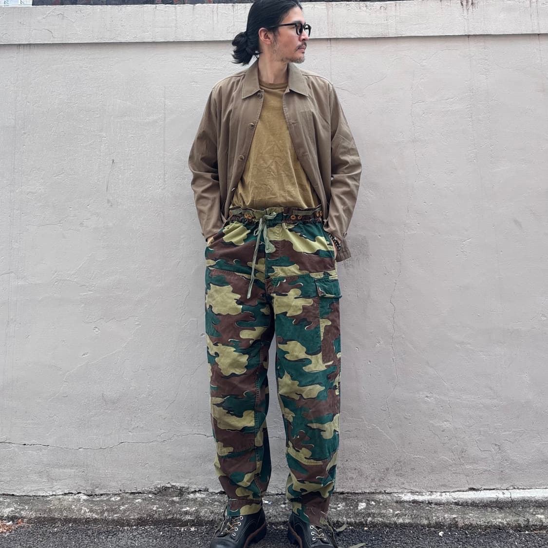 빈티지 벨기에군 지그카모 트리우저 상품이미지1