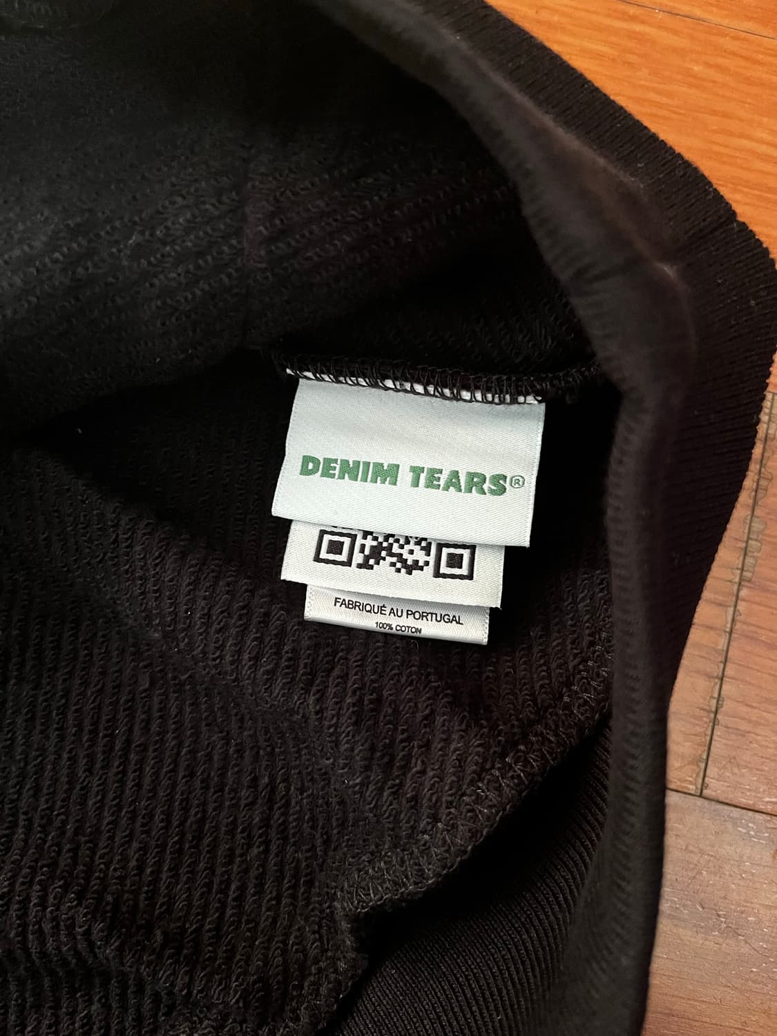 데님티어스 검은색 후드티 상품이미지4