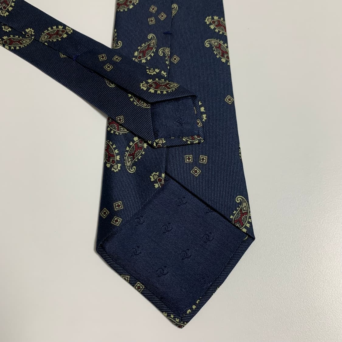 샤넬(CHANEL) 페이즐리 명품넥타이 최상급 A+ 100실크 클래식룩 상품이미지7