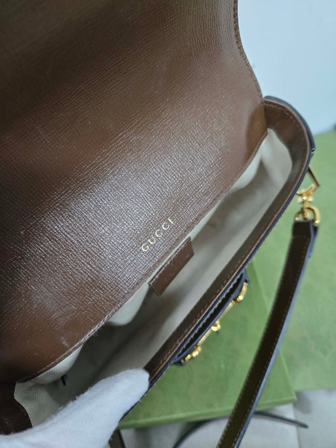 [보증서 정품] 구찌 홀스빗1955 숄더백 상품이미지5