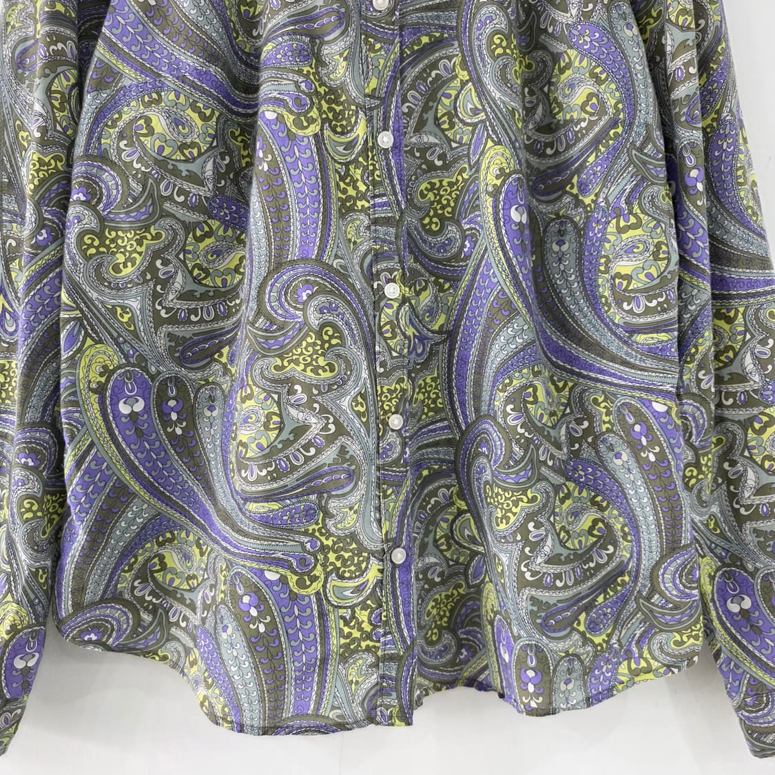 jcp 페이즐리 패턴 실크 혼방 셔츠 상품이미지4