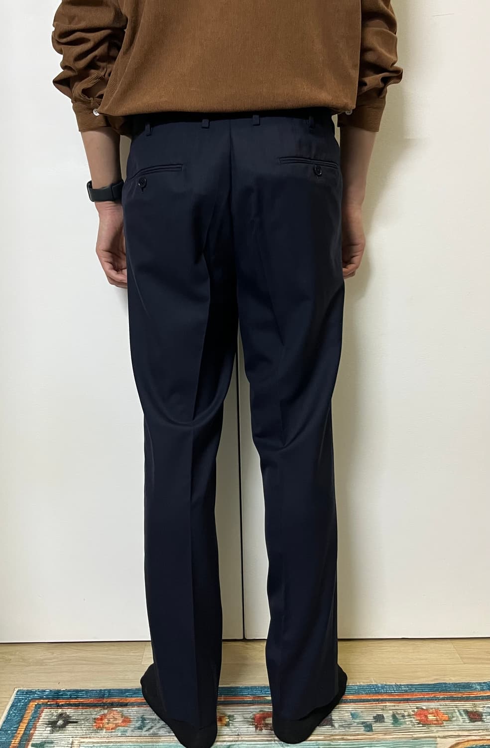 타임 옴므 슬랙스 네이비 컬러 상품이미지10