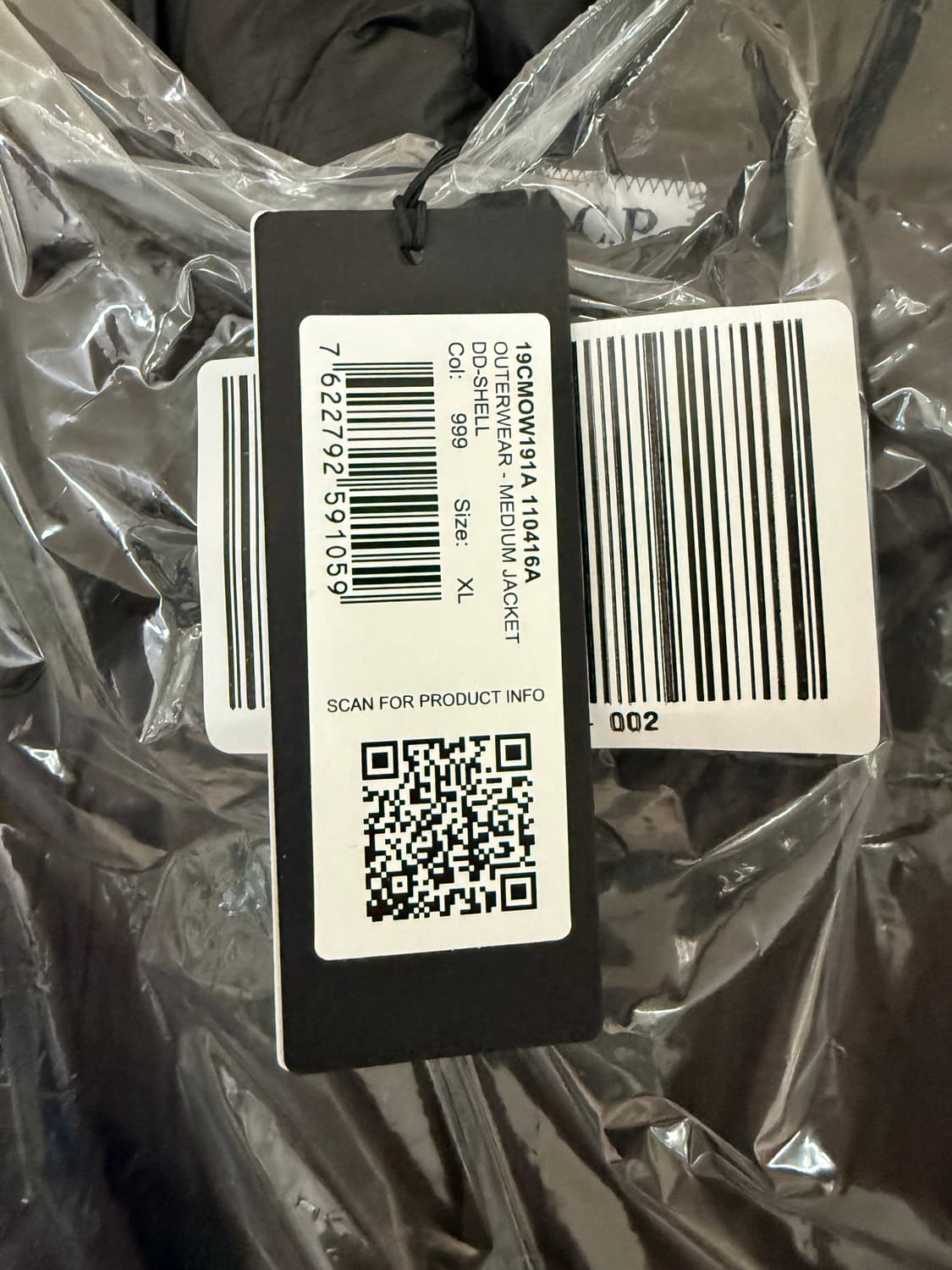 CP컴퍼니 미디움패딩 블랙 XL 상품이미지2