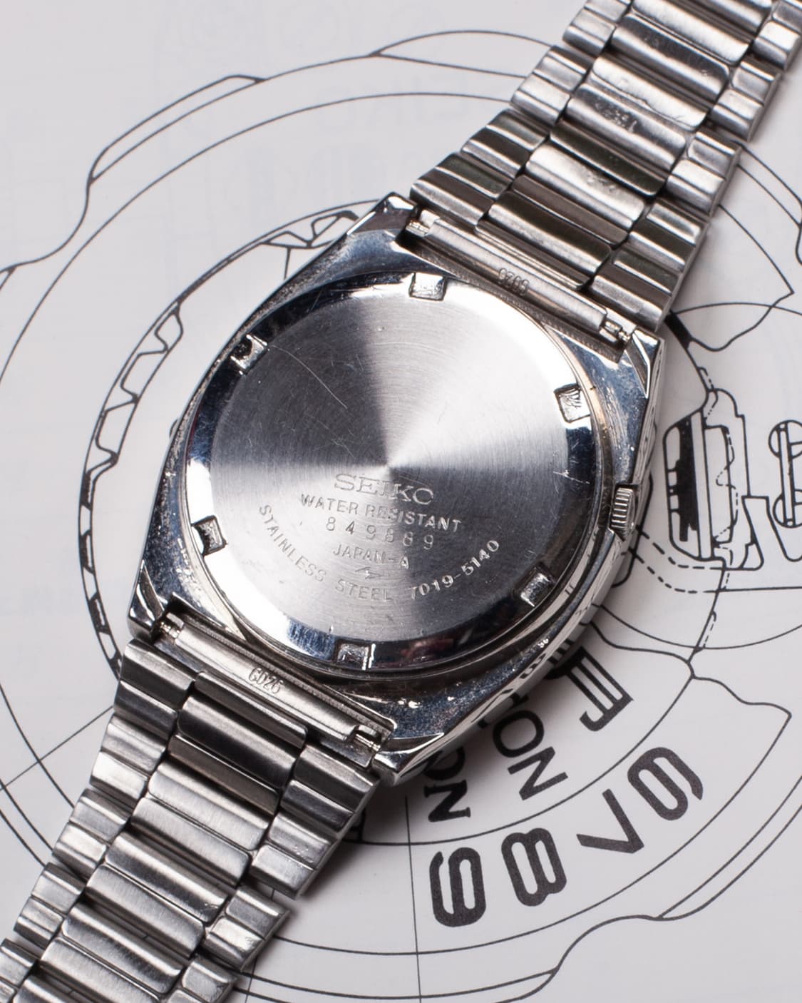 세이코 5 오토매틱 7019-5140 빈티지 시계 상품이미지7