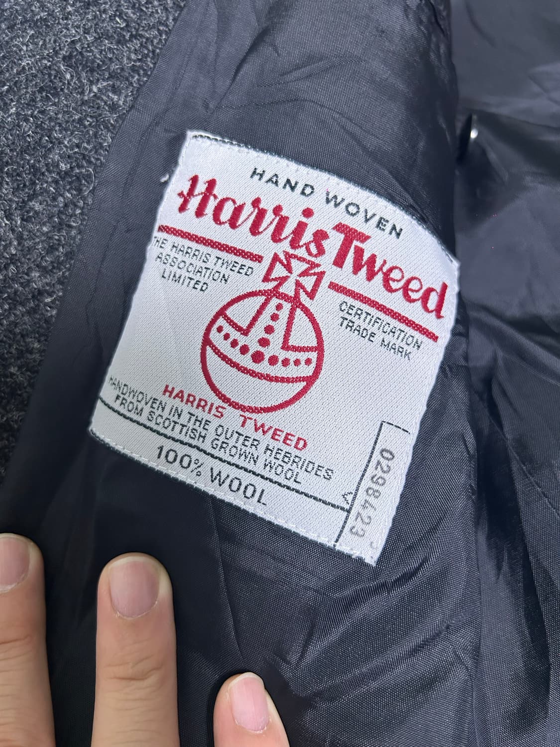 해리스트위드 블레이저 사이즈 110 상품이미지3