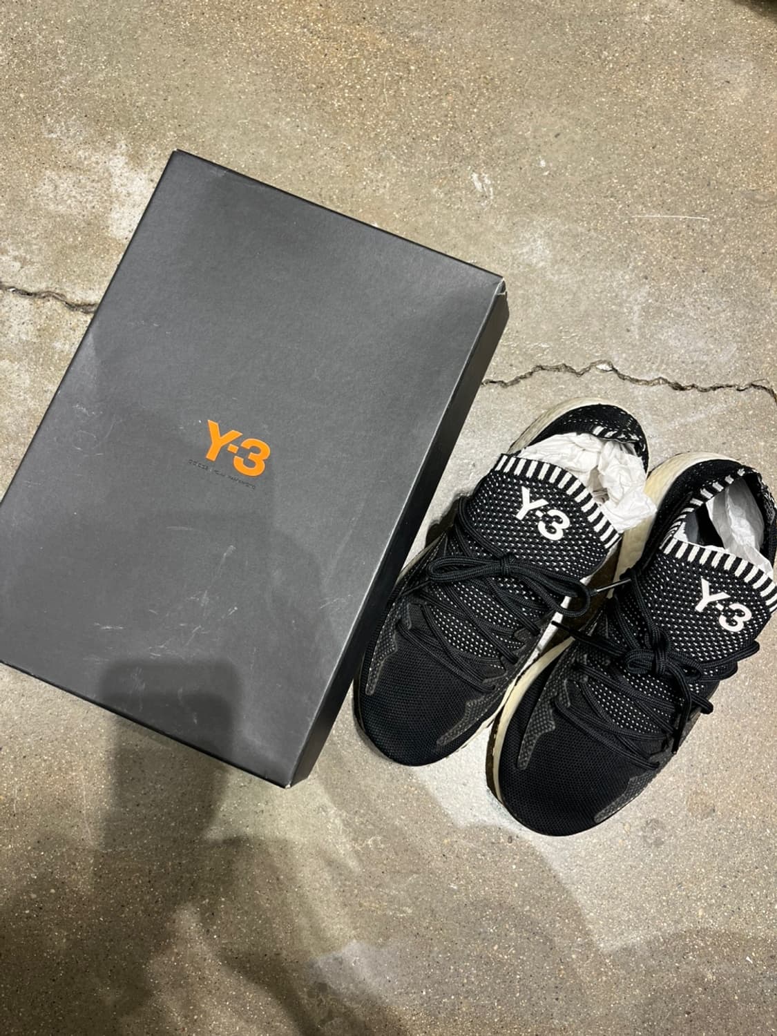 Y-3 퓨어부스트 화이트 블랙 와이쓰리 아디다스 스니커즈 상품이미지2