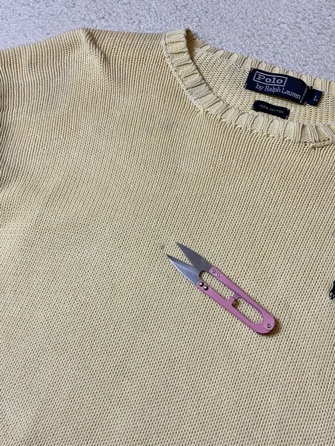 폴로 랄프로렌 00's 헤비코튼 니트 PN7759 상품이미지5