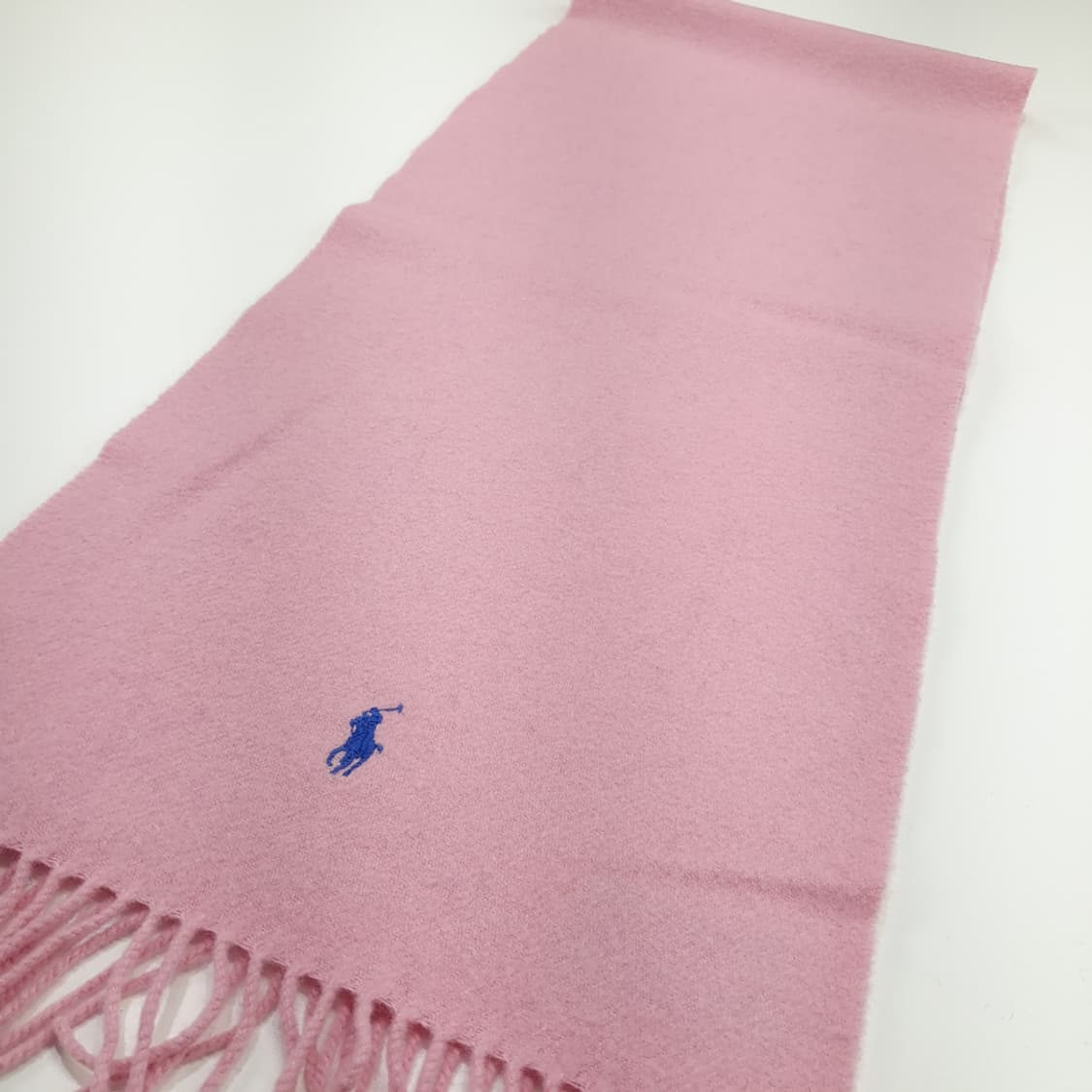 MX211 폴로 랄프로렌 연핑크 램스울 목도리 머플러 상품이미지6