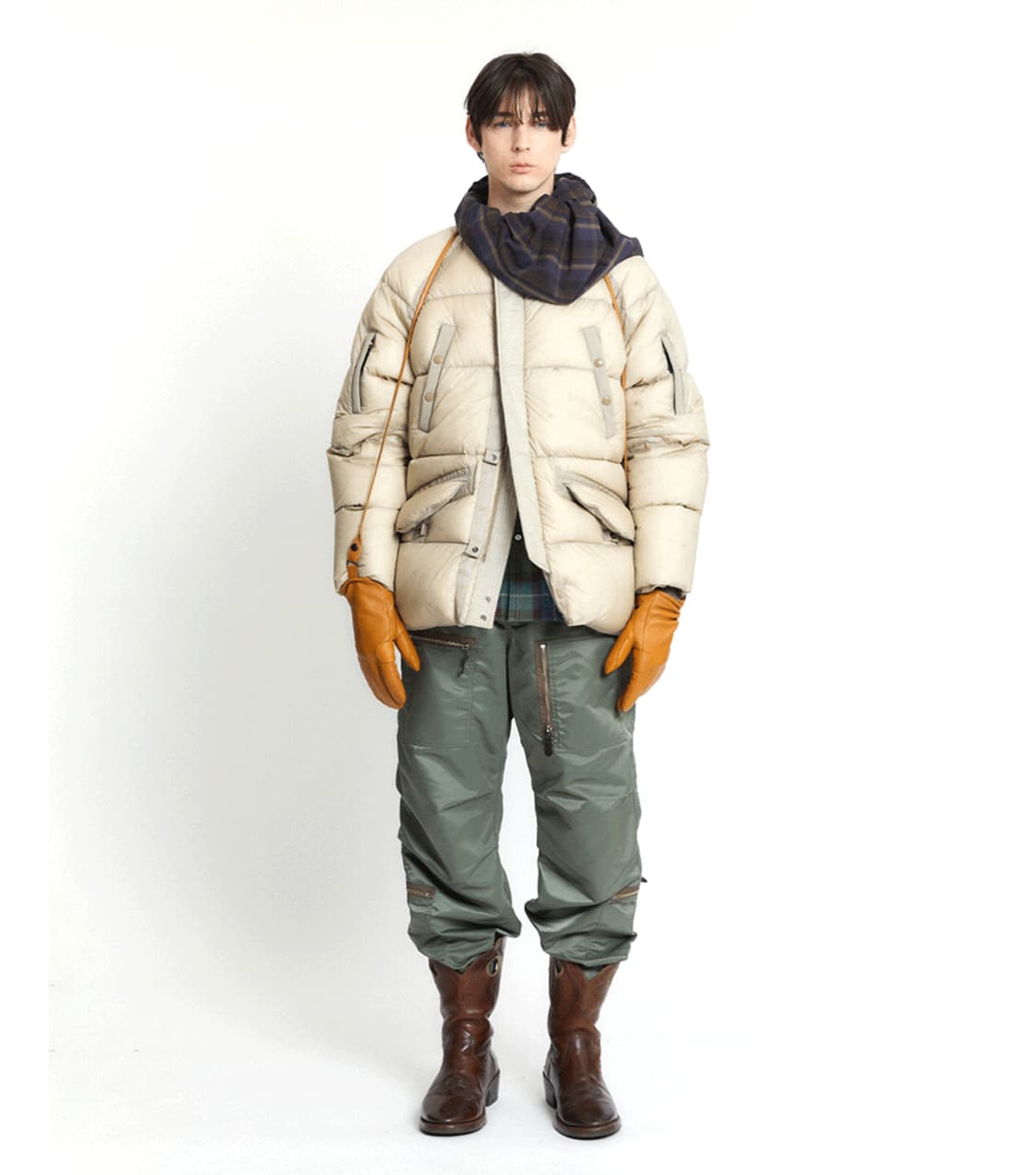 [S] 이스트로그 스톰 다운 파카 크림 패딩 상품이미지3