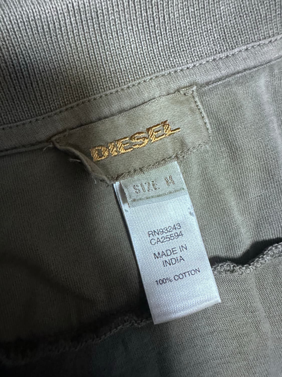 디젤 빈티지 카라 반팔티 상품이미지3