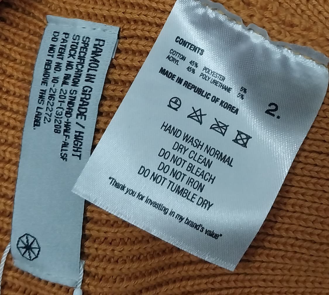 (새상품) 라모랭 로고없는 숏비니 2사이즈 상품이미지3