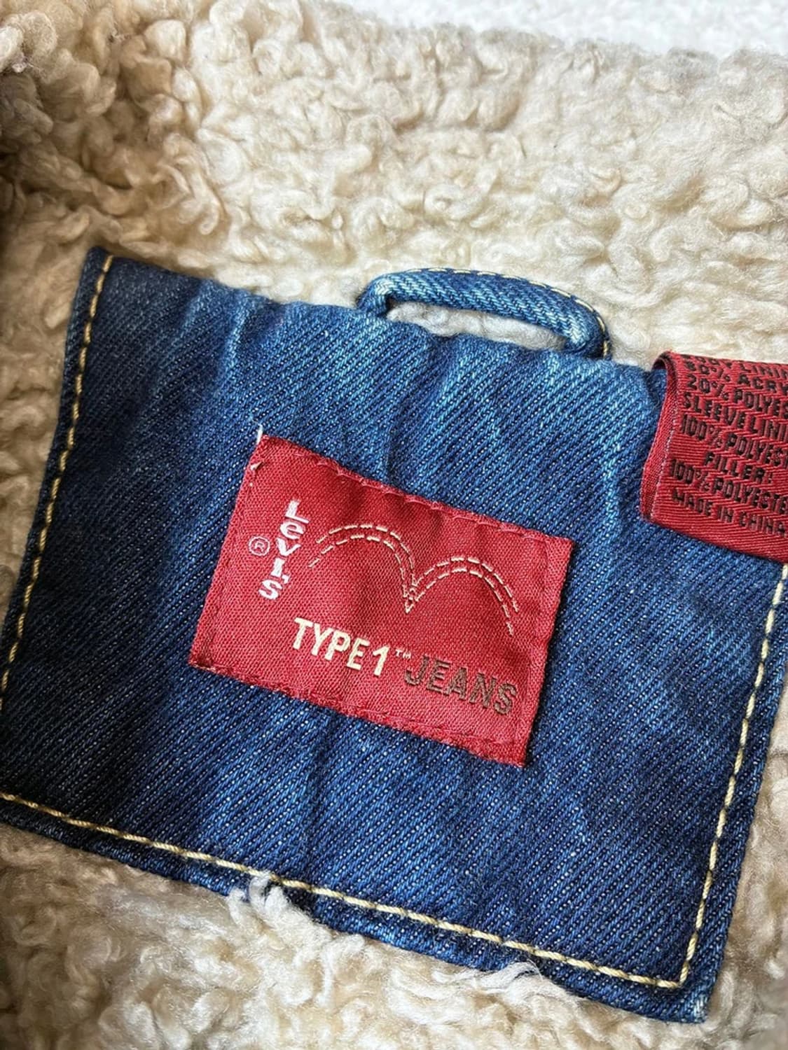 리바이스 00's 타입원 쉐르파 트러커 데님 자켓 PN7333 상품이미지6