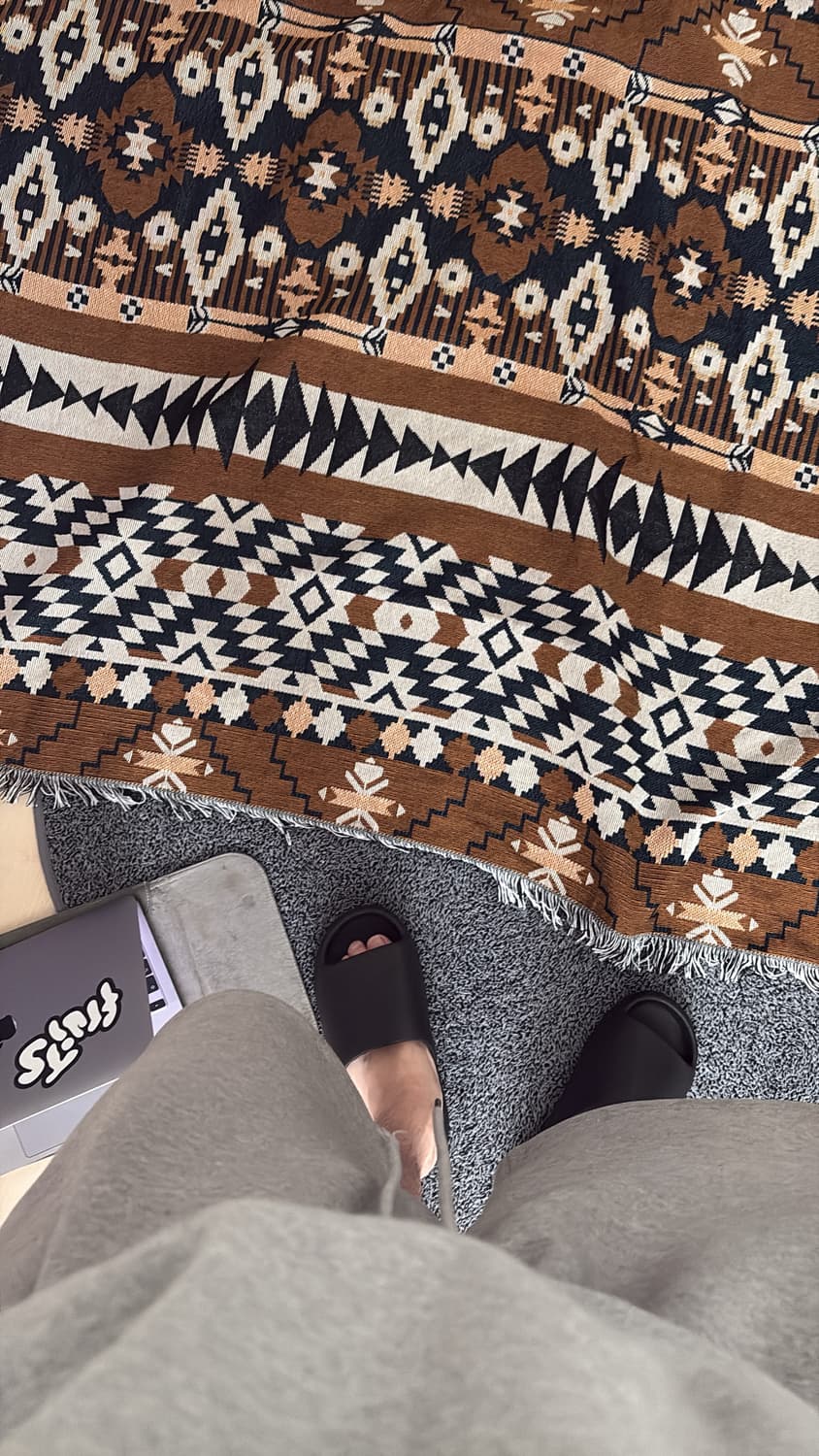 나바호 패턴 패브릭 블랭킷 상품이미지1