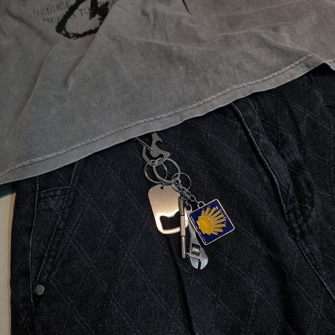"Urban Key" 어반키 실버 키링 silver keychain 상품이미지2