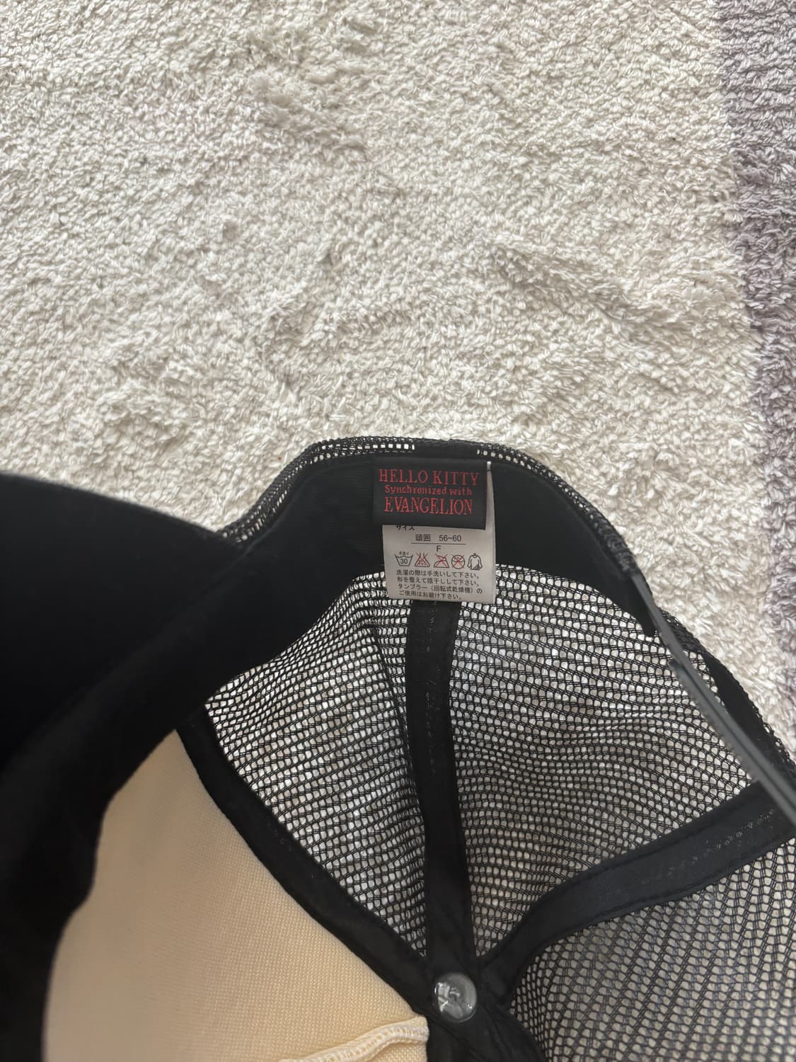 에반게리온 헬로키티 콜라보 캡 상품이미지2