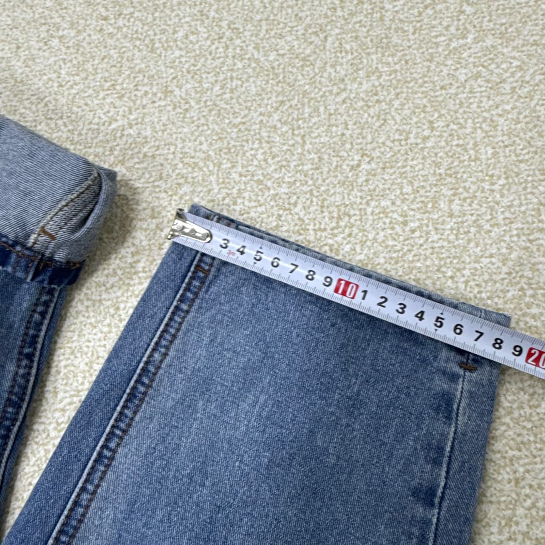 [26] 무신사스탠다드 미디엄인디고 아치 테이퍼드 진 0119T2 상품이미지8