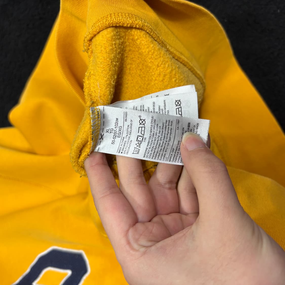 XL GAP 갭 머스타드 후드집업 상품이미지5