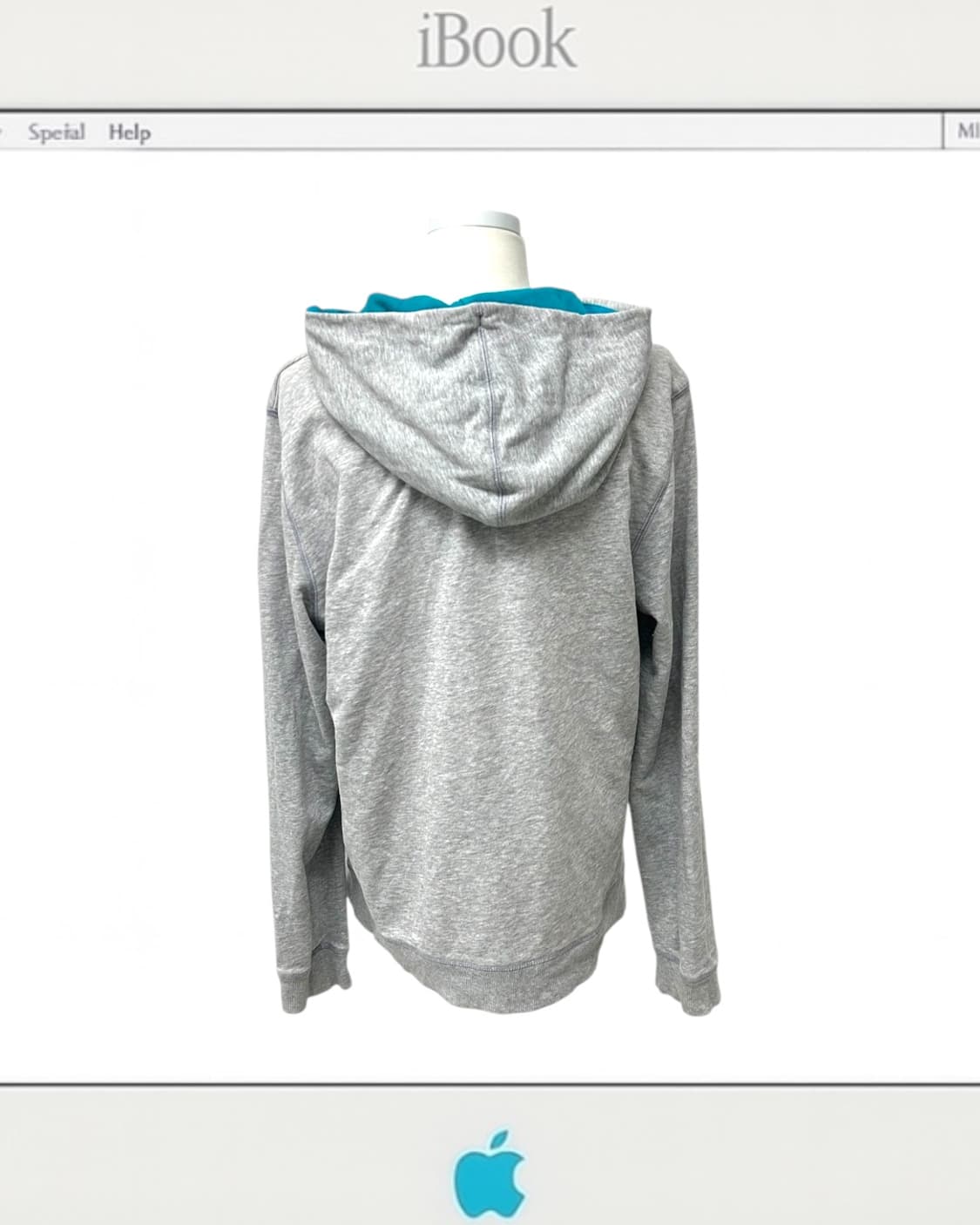 Adidas logo hoodie in heather grey  상품이미지2