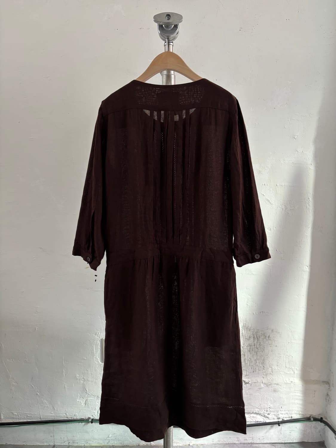 Max Mara 막스마라 브라운 컬러 린넨 원피스 상품이미지9