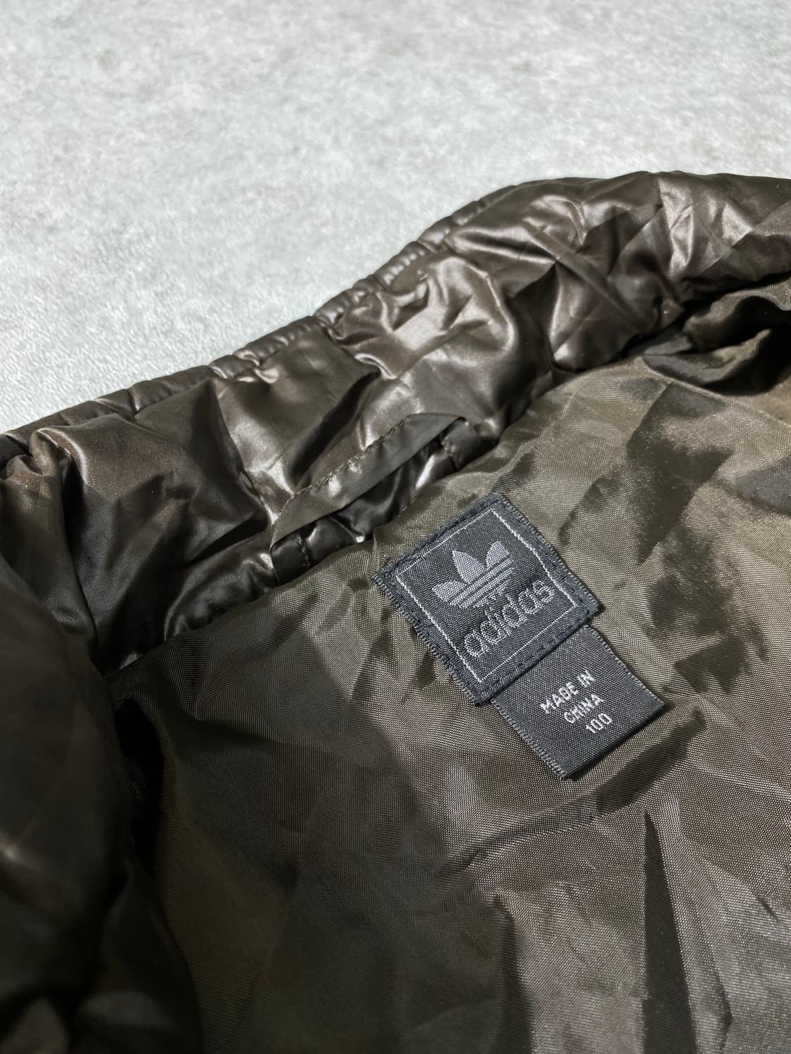 [L] 00s Adidas 아디다스 브라운 경량패딩 자켓 상품이미지7