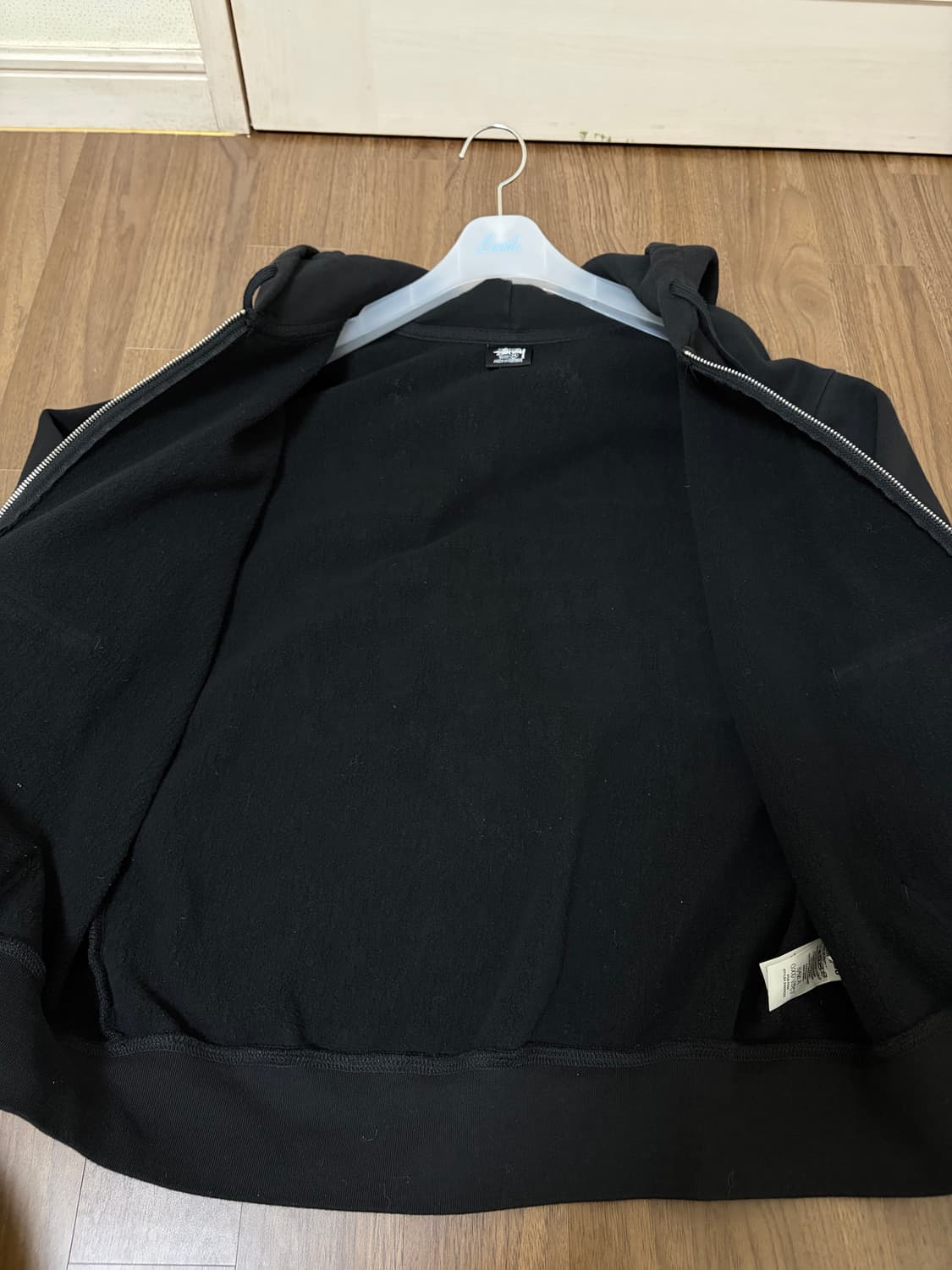 스투시 dna 후드집업 블랙 M 상품이미지5