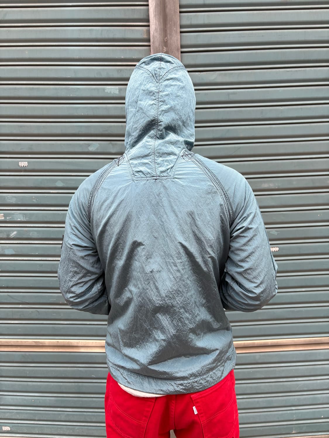 스톤아일랜드 나일론 메탈 집업 후디 자켓 상품이미지2