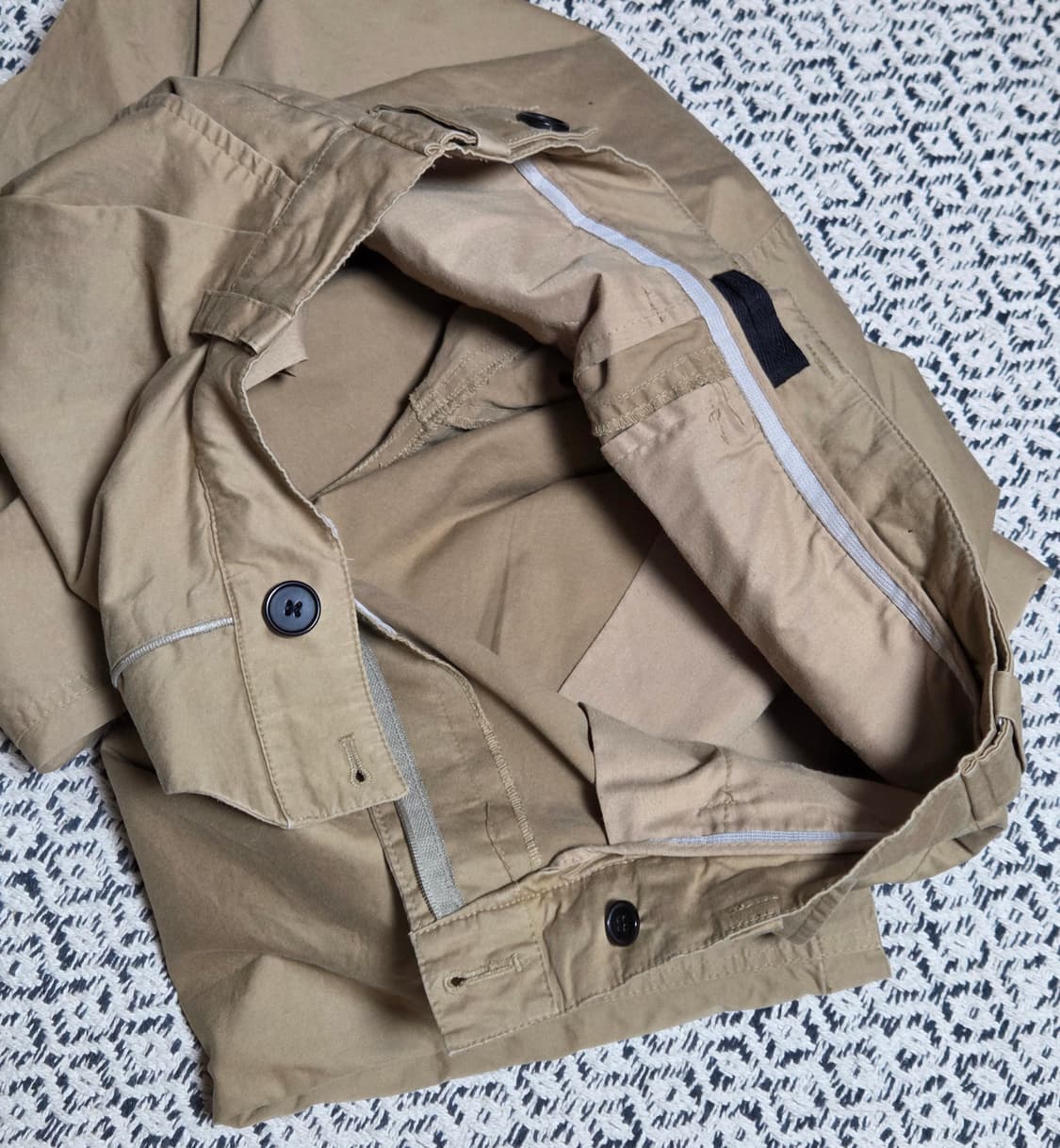 한섬 essential by eql 베이지 치노 팬츠 L 상품이미지4