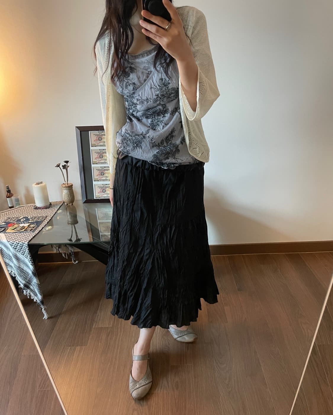 wrinkle skirt 상품이미지2