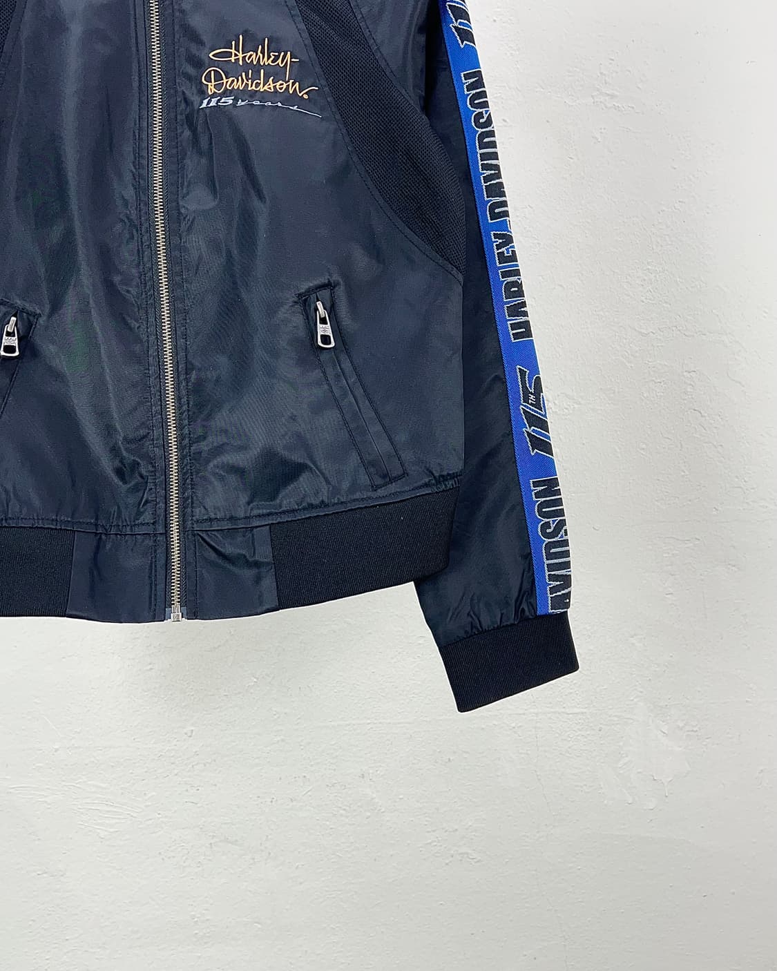 할리데이비슨 115th 유니버셜 나일론 봄버 레이싱 자켓 상품이미지5