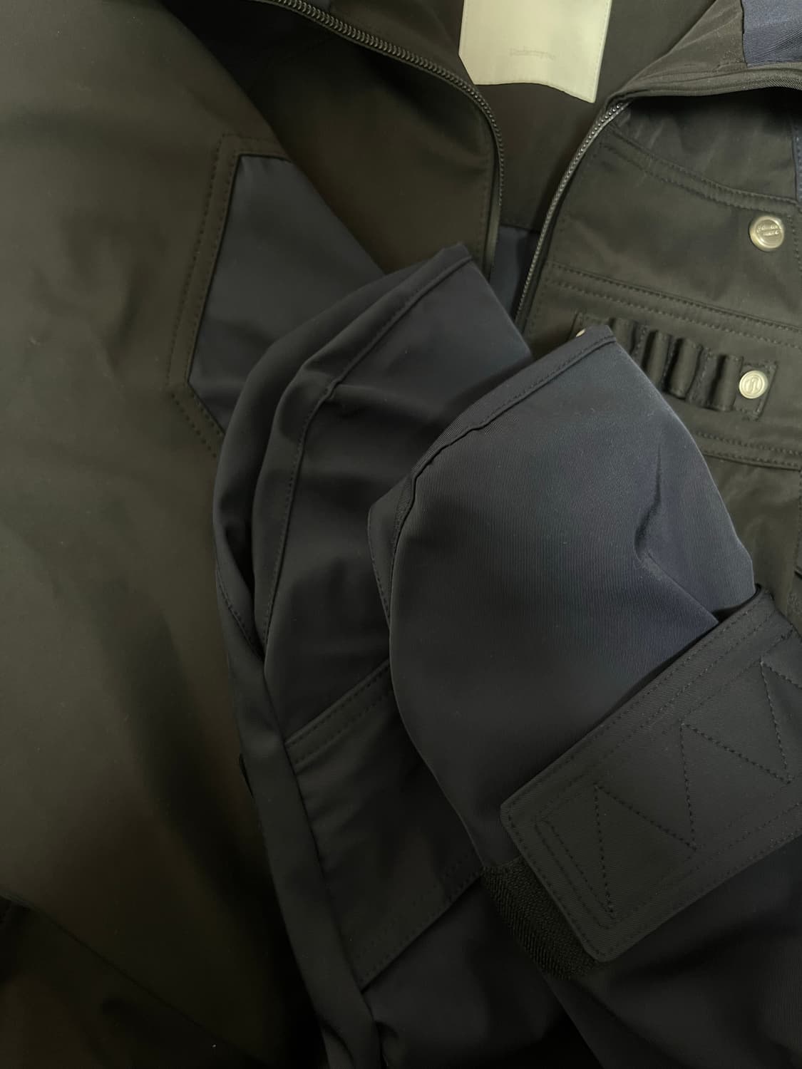 언더마이카 카메 멀티 지퍼 터틀 쉘 파카 에프터 미드나잇 상품이미지6