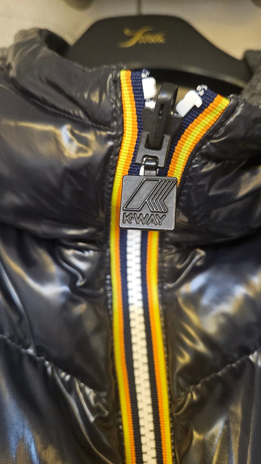 K-WAY(까웨) 블랙 유광&울소재 리버서블 덕다운( XXL) 상품이미지6