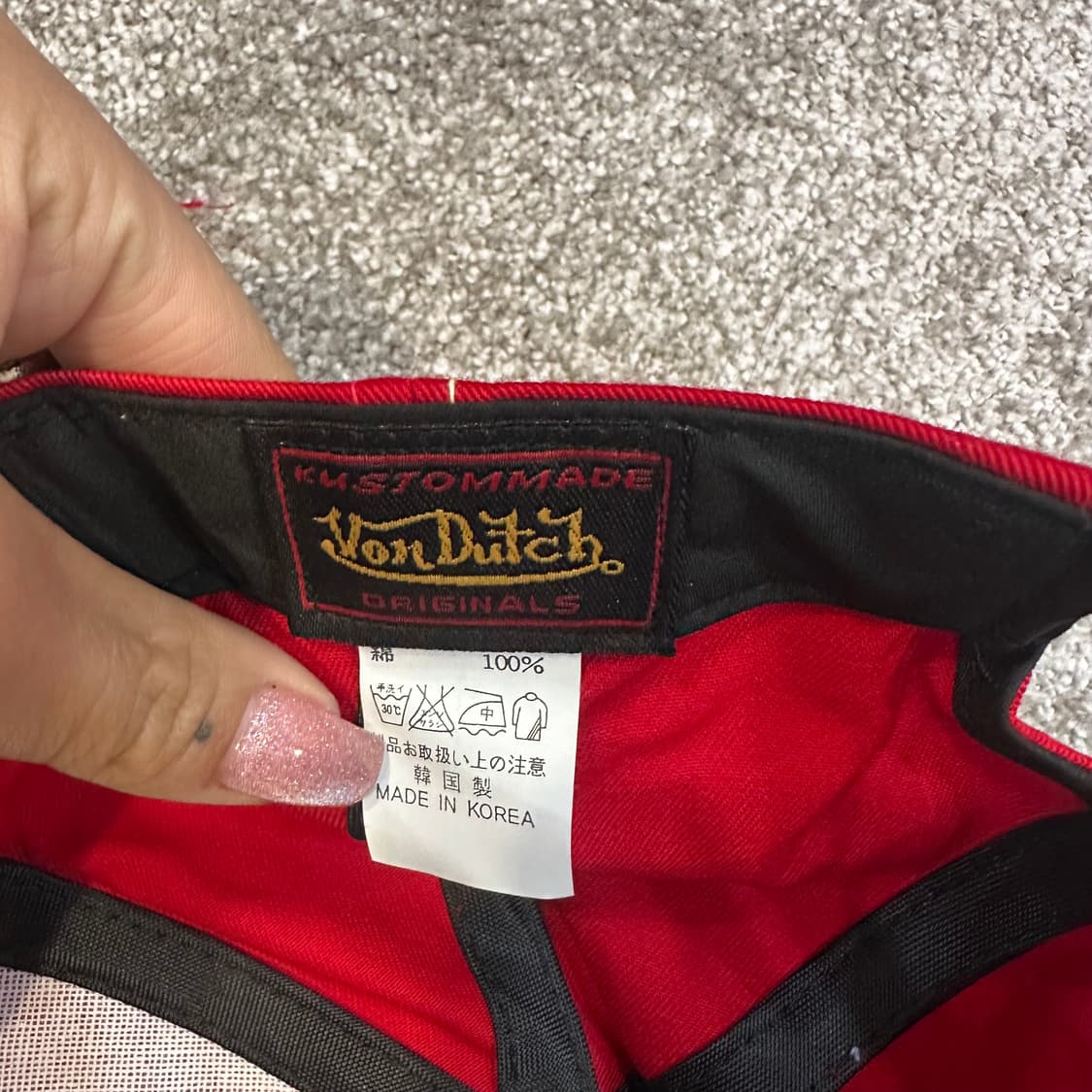 본더치 레드 로고 자수 볼캡F 상품이미지6