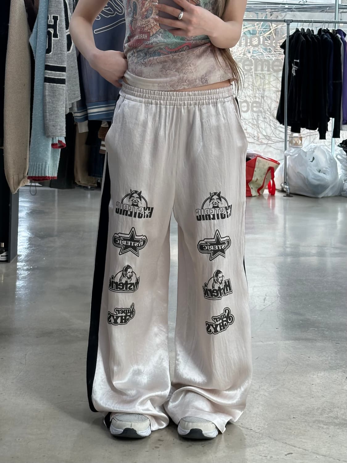 히스테릭글래머 새틴 트랙팬츠 데드스탁 상품이미지6