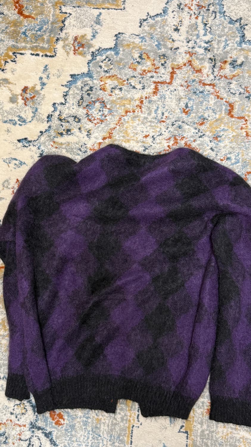 니들스 가디건 L 검보 다이아몬드 패턴 상품이미지2