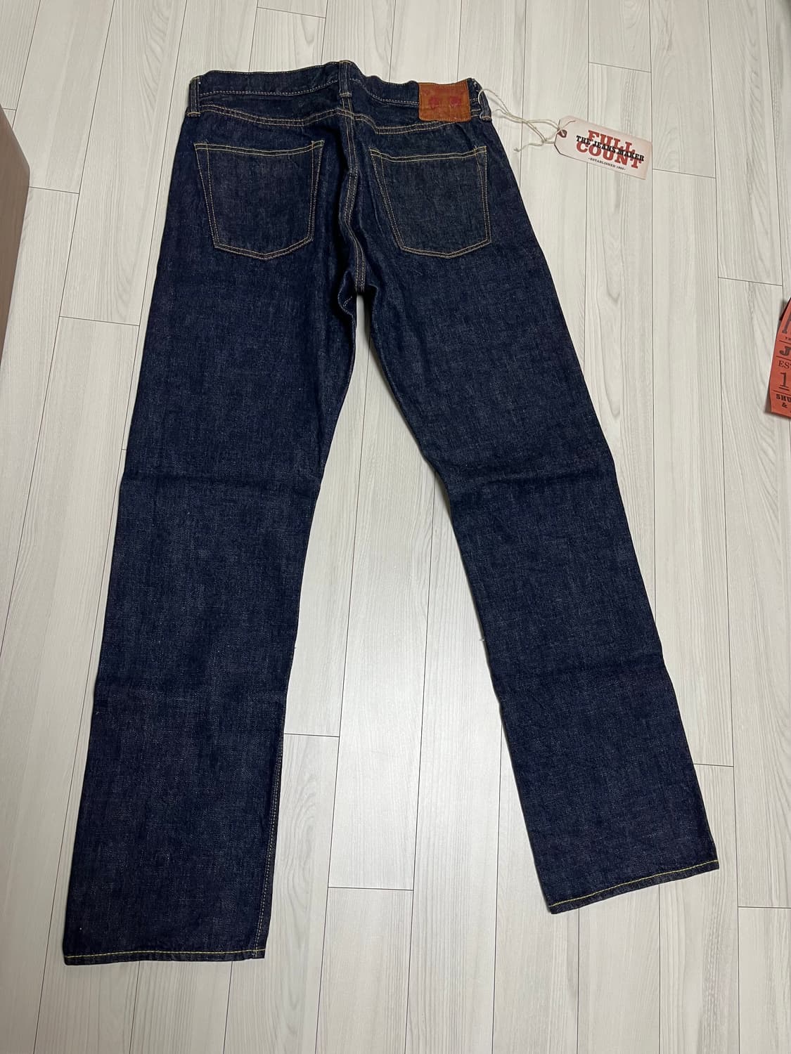 풀카운트 1108W 원워시드 인디고 셀비지 데님 32/32 상품이미지2