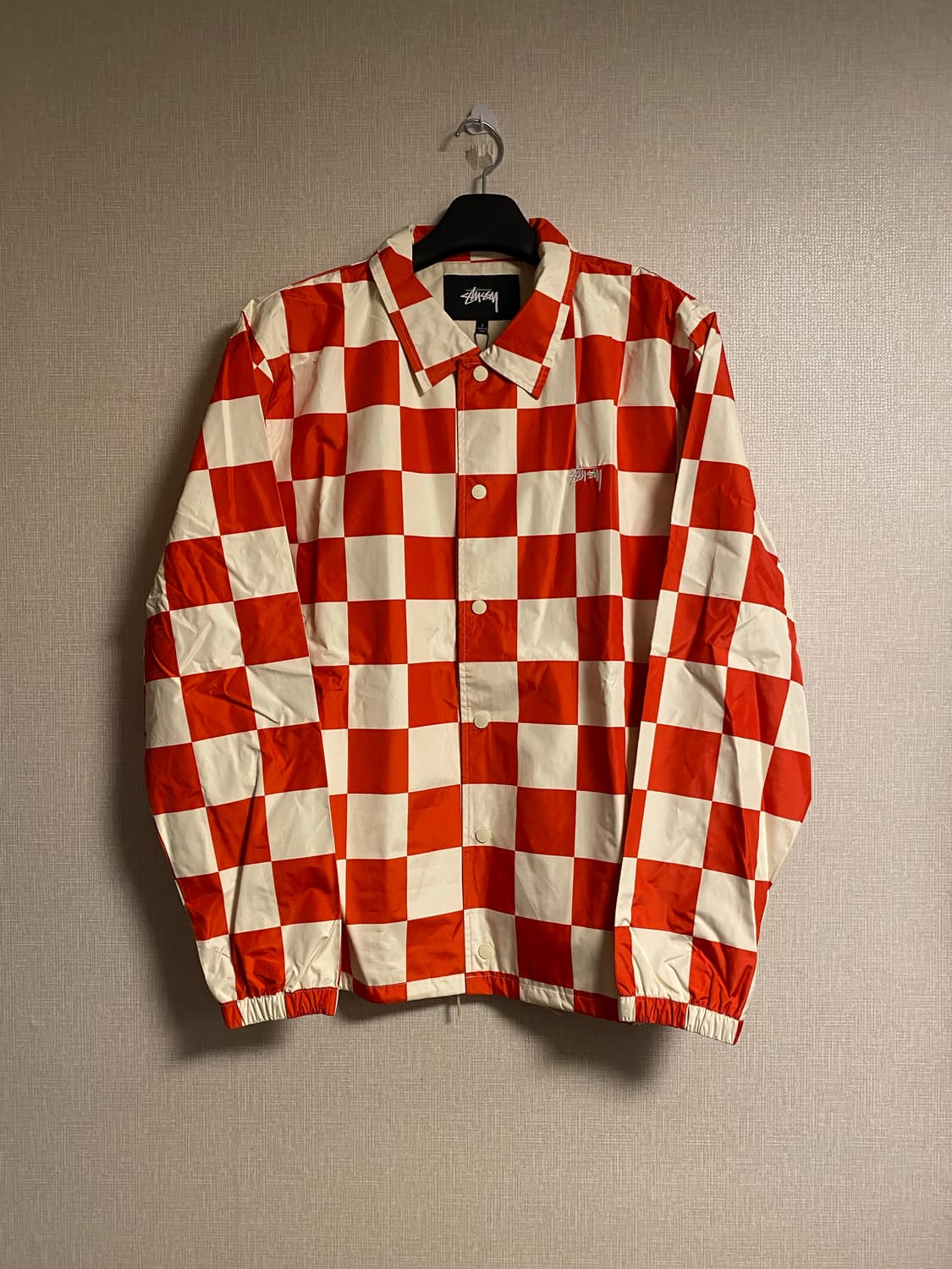 스투시 체커 코치자켓 상품이미지1