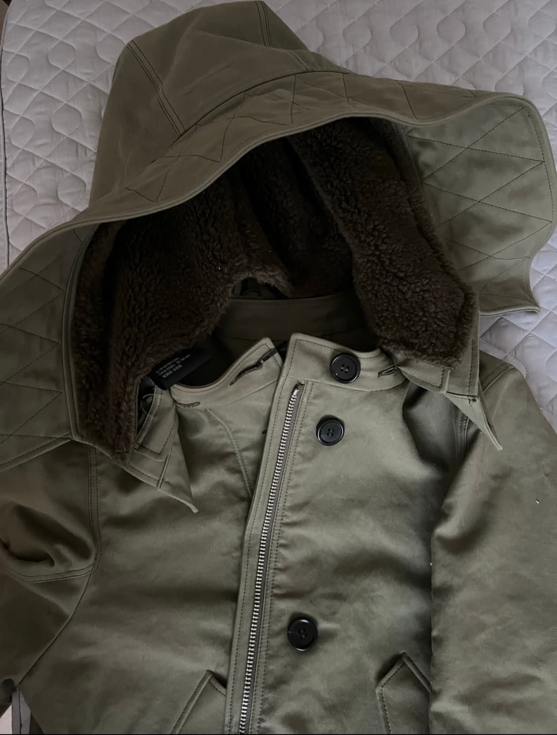 [38] FW23 프라다 후디드 맥시 파카 판매합니다 상품이미지7